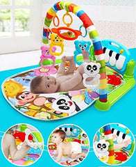 SYGA Baby Boy's and Baby Girl's Lights and Music Activity Play Gym Kick and Piano Mat Toy-Multicolor; 0-18 Month