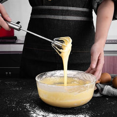 Hand Blender – 9 Inch Stainless Steel Automatic Hand Blender for Kitchen | Lassi & Butter Milk Maker | Egg Beater & Mixer for Juices, Shakes, Coffee Froth, Everyday Cooking (Silver)
