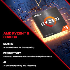 HP Smartchoice HyperX OMEN 15, AMD Ryzen 7 260, 8GB-RTX 5050, 24GB DDR5 (Upgradeable), 1TB SSD, 180Hz, 2.5K, 500 nits, 3ms RT, 15.3''/38.9cm, Win11, Office24, Black, 2.42kg, gb0038AX, AI Gaming Laptop