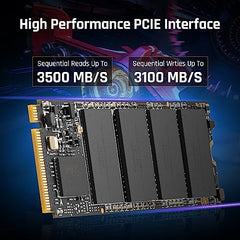 HIKVISION E3000 Internal NVMe PCIe M.2 SSD 512GB, Internal Solid State Drive, Gen 3x4, 2280, 3D NAND Flash Memory, Up to 3500MB/s Read Speed