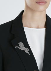 SYGA Brooch Pin Fashion Electroplated Alloy Jewellery Pin Vintage Clothing Accessories Decoration Horse Style Brooches For Men's & Women- S241