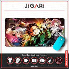 JIGARI Extended Anime Large Mouse Pad (11 x 23 Inch) | Gaming Mousepad for Laptop, Desktop & Keyboard | Smooth Surface | Anti-Slip Rubber Base (Zoro - Sword Master - One Piece (P08))