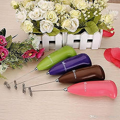 PEAKTASTE Electric Milk Frother Wand for Coffee, Latte & Matcha