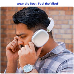 Walta Elite Zen On-Ear Wireless Headphones | BT 5.4, Foldable, Breathable Earmuffs, Voice Assistant, BT/AUX/TF, Adjustable Headband, Button Controls, Handsfree Calling