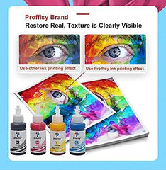 proffisy T664 Ink Cartridge, 4 Color, T664 Dye Ink, High Pages Yield
