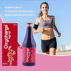 OXYCHARGE Lycopene Multivitamin and Mineral Syrup 300 ML for Overall Health, Radiance, Strong Bones & Immunity for Men and Women (Pack of 1)