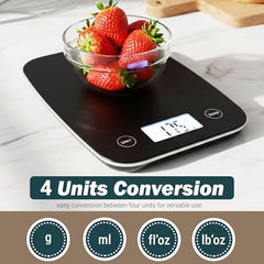 Themisto TH-WS20 Digital Kitchen Weighing Scale Stainless Steel (5Kg)