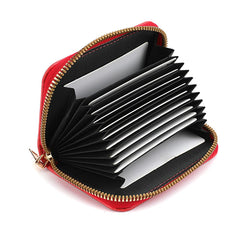 SYGA Women's Card Holder Coin Purse Multi-Card Slot Pu Pickup Case Zipper Small Wallet Driver's License Bag