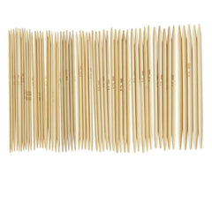 SYGA 11 Sizes 5pcs/Size Double Point Carbonized Bamboo Knitting Needles Length 13cm