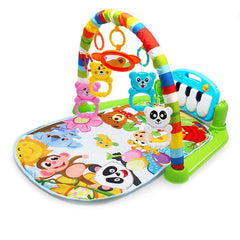 SYGA Baby Boy's and Baby Girl's Lights and Music Activity Play Gym Kick and Piano Mat Toy-Multicolor; 0-18 Month