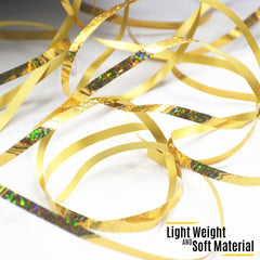 7 Pack Curling Ribbon Metallic Balloon Roll Gift Wrapping Balloon Curling Ribbon for DIY Crafts Wedding Birthday Christmas New Year Party Decoration (Mixed Color)