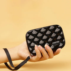 SYGA Women's Card Holder, Multiple Card Slots, Coin Purse, Zipper Pouch, Water Resistant (Black)