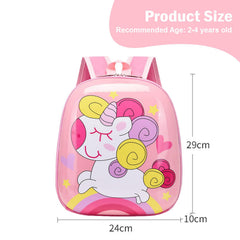 SYGA Children's School Bag Cartoon Backpack Oxford Kids Chest Multi-Purpose Baby Bag for 2-4 Years Kids (Unicorn)