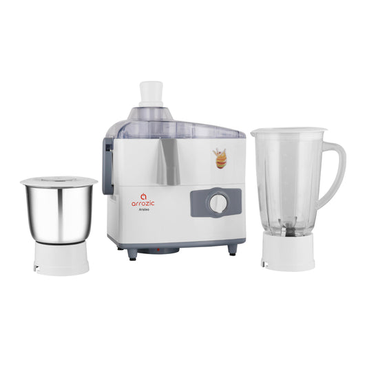 ARROZIC Aristeo Juicer Mixer Grinder, 500W, 1.5L and 1L Jars, Stainless Steel Blades