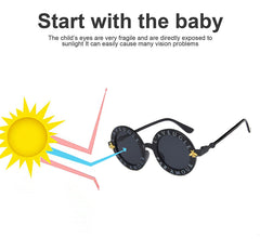 SYGA Kids Paramour Style Goggles With Uv Protected Lens For Boys And Girls, Suitable For Age 3 To 8 Years - Black