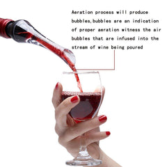 SYGA Wine Aerator Pourer - Premium Aerating Pourer and Decanter Spout