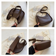 SYGA Fashion Small Bag Women's Bag Popular Shoulder Messenger Bag (Coffee)