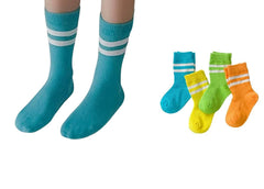 MOMISY Striped Tube Ankle Socks for Toddlers, 4 Pairs, Boys and Girls (IN, Age, 12 Months, 24 Months, 4B)
