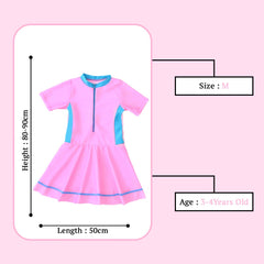 SYGA Cute Swimsuits for Little Princess Baby Girls M-Size Perfect for Girls Age 3-4 Years Old (Pink)