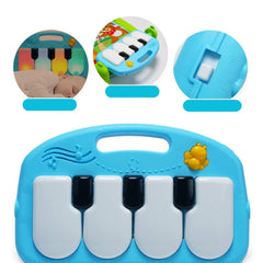 SYGA Baby Boy's and Baby Girl's Lights and Music Activity Play Gym Kick and Piano Mat Toy-Multicolor; 0-18 Month