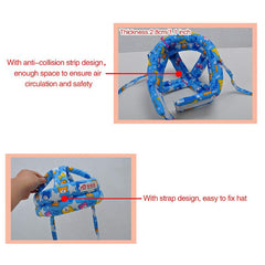 SYGA 1 Piece Infant, Toddler & Baby Child Helmet Head Protector Cushion Bonnet_BlueAppleCandy