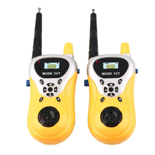 SYGA Walkie Talkie Pair with Range Upto 100 Feet, Multi Color