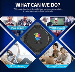 DEVIANT X98Q Mini Pc Box with Amlogic S905W2 Quad core Processor - 4K UHD Video, 2GB RAM, 16GB ROM, Dual-WiFi, Bluetooth