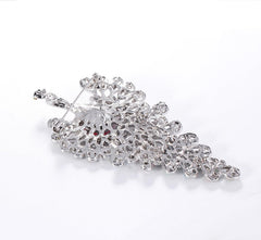SYGA Brooch Pin Fashion Crystal Rhinestone Jewellery Pin Vintage Clothing Accessories Decoration Peacock Brooches For Men's & Women- S254