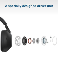Sony WH-1000XM6 The Best Wireless Noise Canceling Headphones, HD NC Processor QN3, 12 Microphones, Adaptive NC Optimizer, Mastered by Engineers, Studio-Quality- Black