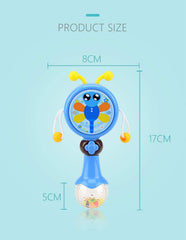 SYGA Rattle Drum - with Lights and Music Early Education Toy_CaterPillarDesign