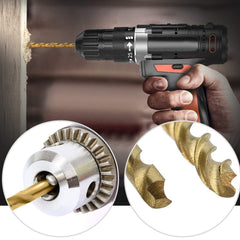 SYGA 50Pcs Twist Drill Bit Set, Titanium Coated High Speed Steel, Mini Drill Bit, Micro Precision 1/1.5/2/2.5/3mm Drill Tool