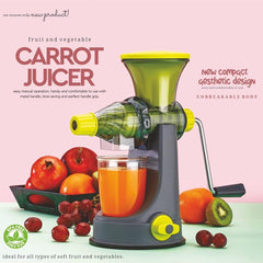 ROMINO Juice Maker Machine - Orange Juicer, Fruit Juicer Machine With Steel Handle, Manual Hand Press Citrus & Pomegranate Juicer for Home, Plastic Juice Maker for Sweet Lime, Mosambi & Anar