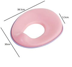 SYGA Children Toilet Training Seat for Infant Boys and Girls, Toilet seat Baby Potty Seat (Blue)