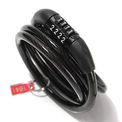 SYGA Small Motorcycle Lock Combination Anti-Thief Security Cable Bike 4 Digit Bicycle Lock