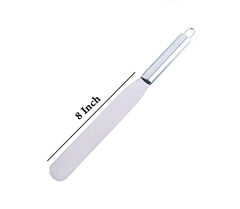 SYGA Straight Icing Spatula Stainless Steel Handle Cake Decorating Frosting Spatulas (8 inch)