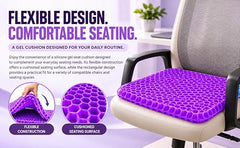 DEVAR Silicone Gel Seat Cushion, Rectangular