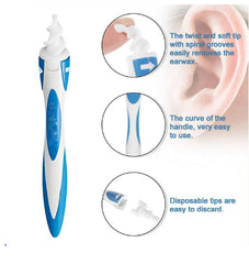 SYGA Ear Wax Removal Tool Kit for Ear Safety Soft Safe Flexible Ear Cleaning Accessories with 16 PCS Washable
