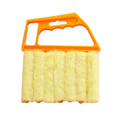 Syga Mini Hand-held ABS Plastic Dirt Clean, Venetian Blind Brush Window Air Conditioner Duster Cleaner, Medium, Multicolour