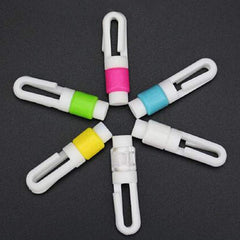 SYGA Set of 10 Colorful Headphones Cable Earphone Cable Saver Protector(Random Color)