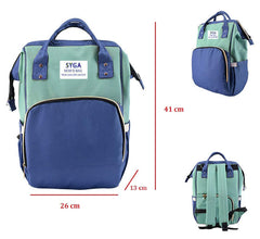 SYGA Multipurpose Large Capacity Mom's Backpack Diaper Bag_Black