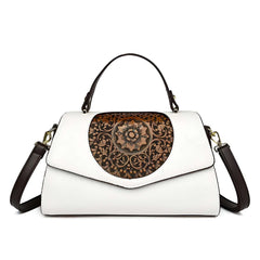 SYGA Women Elegant Retro Handbag – Large Capacity Cover-Style Shoulder Bag