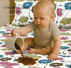 HOMEKART Premium Cotton 220TC 78 x 72 x 8 King Size Double Bed Mattress Cover Protector with Zip/Chain|Provides All Around Protection - 1 pc Multicolor (Grey, 78 x 72 x 8)