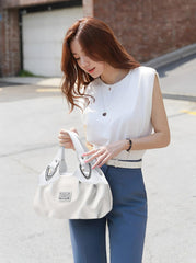 SYGA Women's Printed PU Leather Hobo Bag, Multiple Colors and Patterns, Crossbody Shoulder(WHITE)