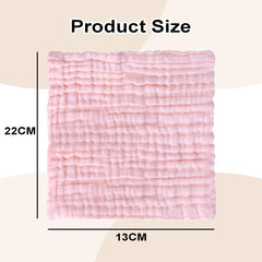 SYGA Baby Napkin Six-Layer Gauze 30 * 30 Plain Color Square Scarf Five Baby Children's Handkerchief Seersucker Small Square Scarf