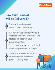 Quick Heal | Antivirus Pro | 1 user | 1 Year | AI Based Device Security for Laptop | Email and Browsing Protection| (Email Delivery in 1 Hour- No CD) + Get 6 month AntiFraud.AI Key for IOS and Android