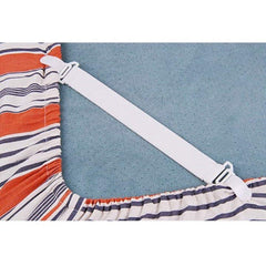 SYGA 4 Pieces Adjustable Bed Sheet Gripper Clip Holder-Bed Sheet Fasteners Suspenders-Bed Sheet Holder Tie(White)