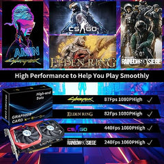 ZER-LON Gaming GeForce GTX 1660 Super Graphics Card, 6GB GDRR6 192Bit PCIE 3.0X16 and 1530 Mhz Gpu Clock, Dual Freeze Fans Video Card with HDMI/DP/DVI Ports Support 4K and 8K HD for Computer PC Gaming