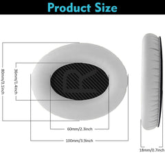 SYGA Headphone Replacement Ear Cushion Pads Compatible with Bose Quiet Comfort QC15 QC25 QC35 AE2 AE2i AE2 AE2-W (Beige)