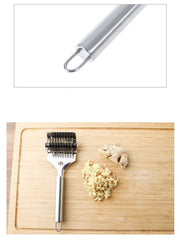 MOMISY Stainless Steel Noodle Maker Roller Docker Dough Ginger Garlic Spaghetti Cutter Multi-Function Kitchen Tool