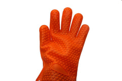 SYGA Microwave Silicone Heat Resistant Grilling BBQ Insulated Gloves for Cooking, Baking, Smoking & Potholder(1 Pair)